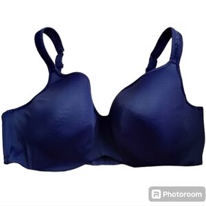 Lane Bryant Cacique Navy Blue Original Balconette Bra Size 44DD